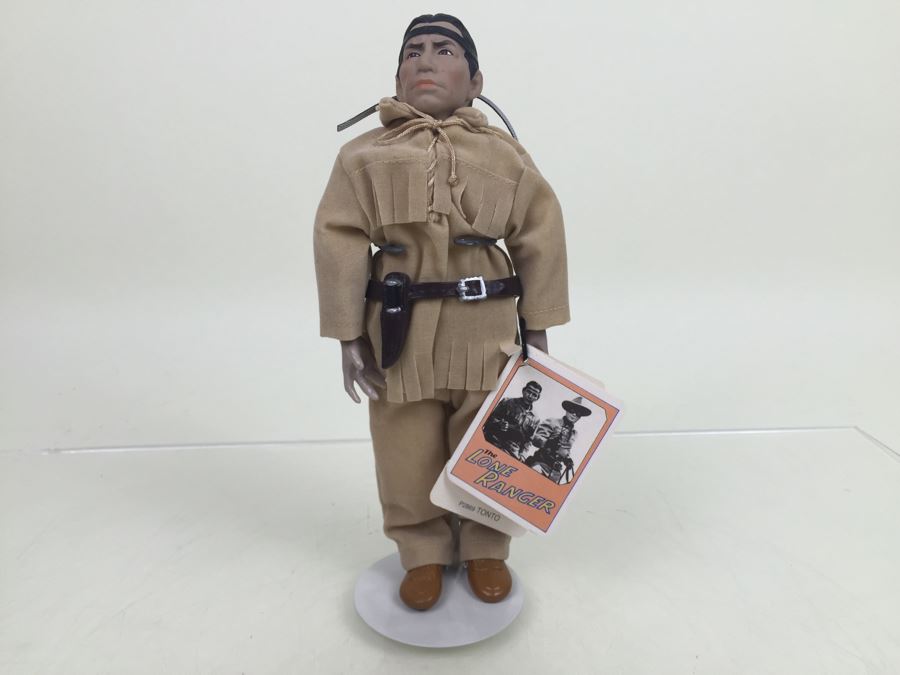 The Lone Ranger TONTO Doll With Stand Vintage 1990 [Photo 4]