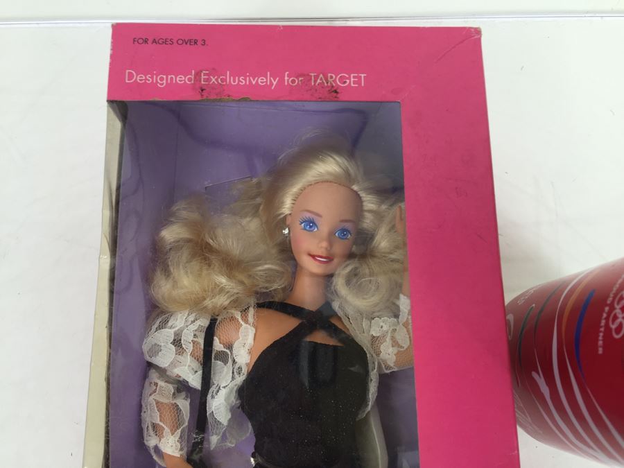 Party Pretty Barbie Doll Mattel 5955 New In Box Vintage 1990 Target [Photo 4]