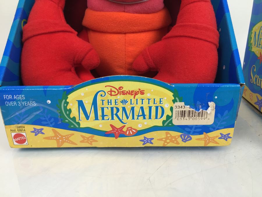 the little mermaid plush toys