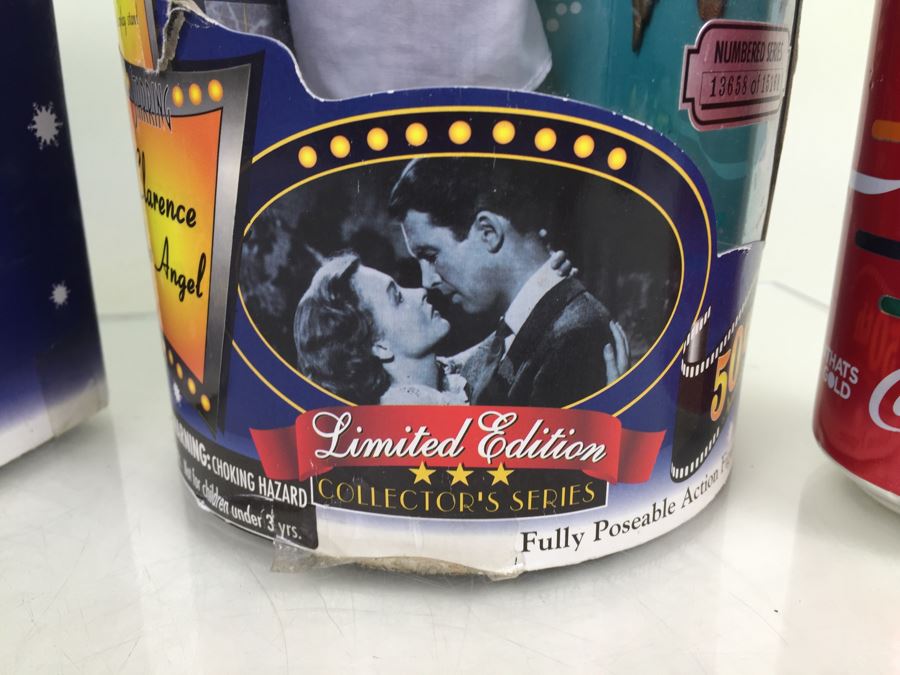 It's A Wonderful Life Limited Edition Dolls 'George Bailey', 'Mary Bailey' And 'Clarence The Angel' New In Box Vintage 1997 [Photo 18]