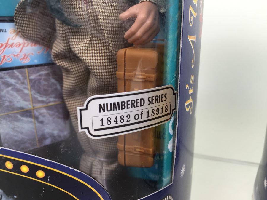 It's A Wonderful Life Limited Edition Dolls 'George Bailey', 'Mary Bailey' And 'Clarence The Angel' New In Box Vintage 1997 [Photo 10]