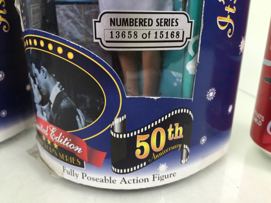 It's A Wonderful Life Limited Edition Dolls 'George Bailey', 'Mary Bailey' And 'Clarence The Angel' New In Box Vintage 1997 [Photo 21]