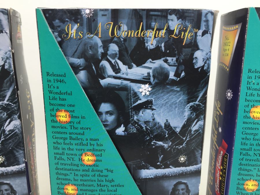 It's A Wonderful Life Limited Edition Dolls 'George Bailey', 'Mary Bailey' And 'Clarence The Angel' New In Box Vintage 1997 [Photo 24]