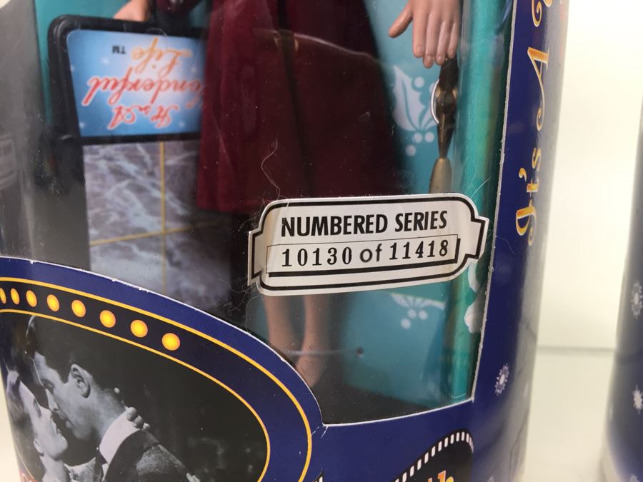 It's A Wonderful Life Limited Edition Dolls 'George Bailey', 'Mary Bailey' And 'Clarence The Angel' New In Box Vintage 1997 [Photo 11]