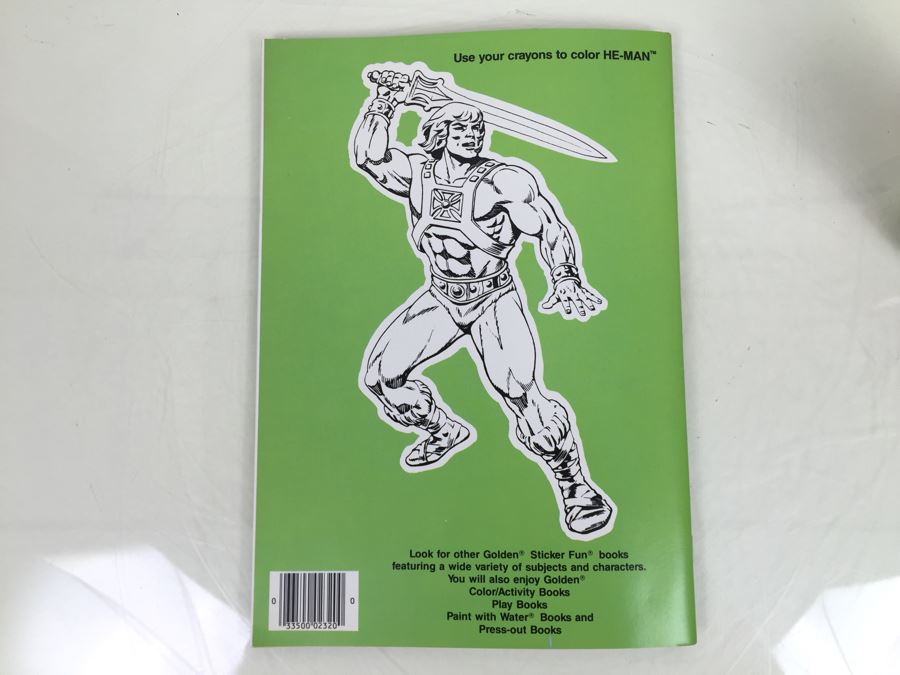 Masters Of The Universe Sticker Fun Book Golden Book Mattel Vintage 1986 New [Photo 3]