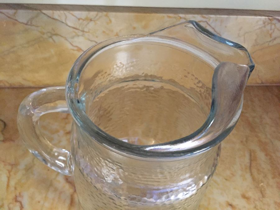 Pair Of Glass Water Pitchers [Photo 3]