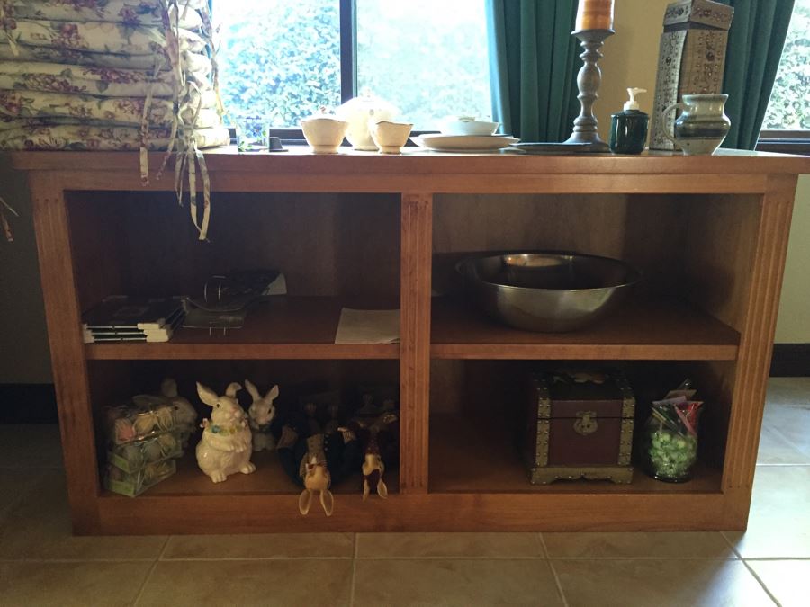 Nice Wooden Cabinet Bookshelf Credenza