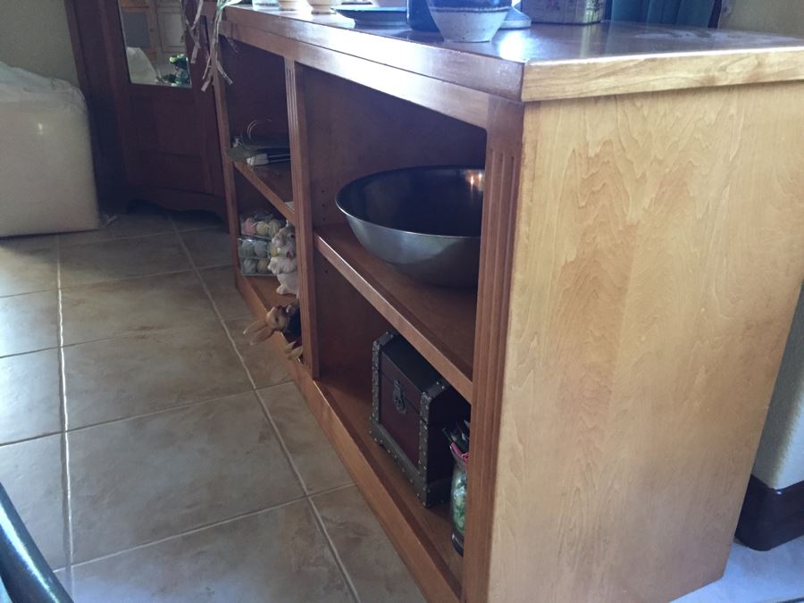 Nice Wooden Cabinet Bookshelf Credenza [Photo 2]