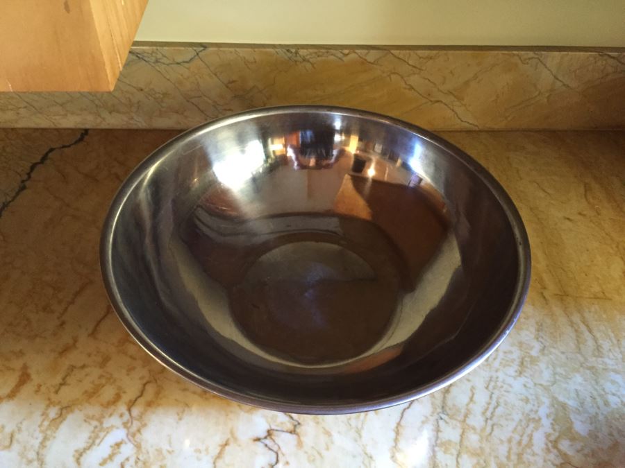 Large Stainless Steel Salad Bowl [Photo 3]
