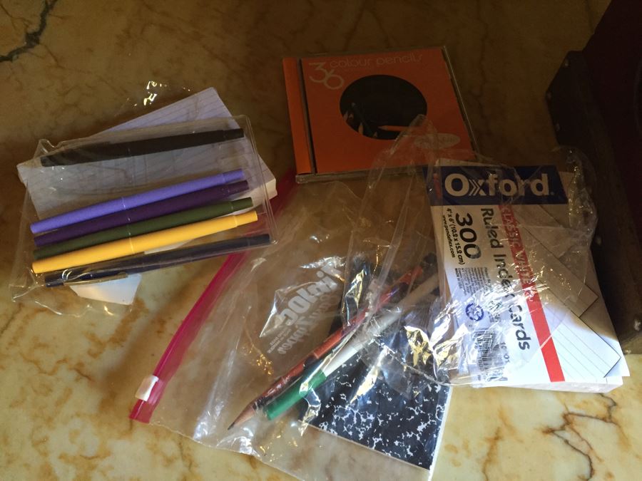 Decorative Treasure Box With Painted Bunnies Filled With Notecards And Notepads [Photo 8]