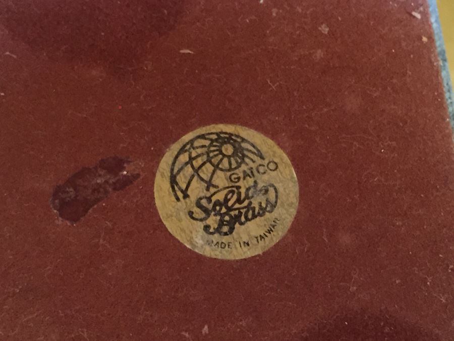 Gatco Bull & Bear Of Wall Street Bookends Green Marble Solid Brass [Photo 13]