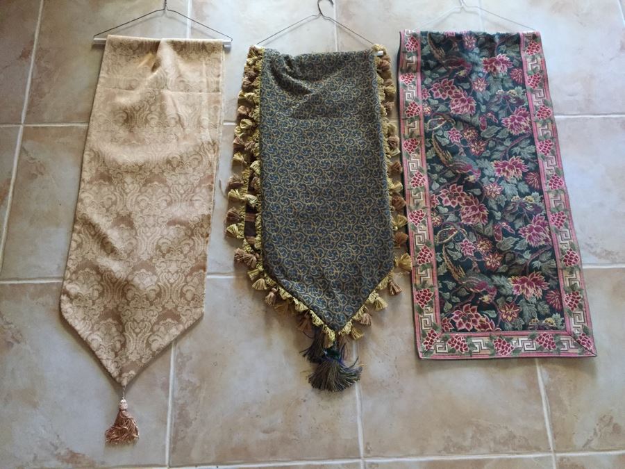 (3) Lot Of Table Runners