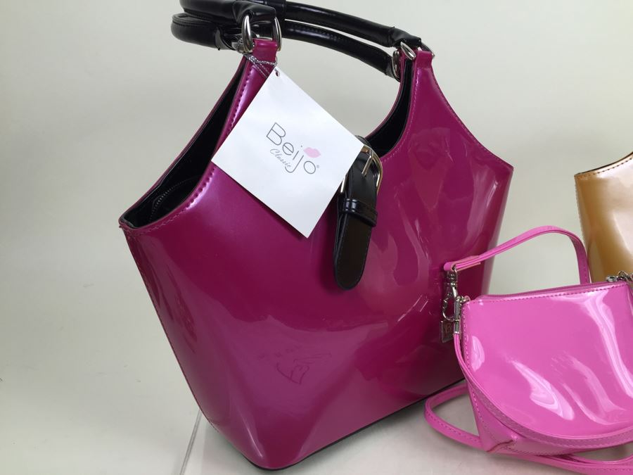 Lot Of 3 New Beijo Designer Handbags With Dust Covers And Original Tags [Photo 3]