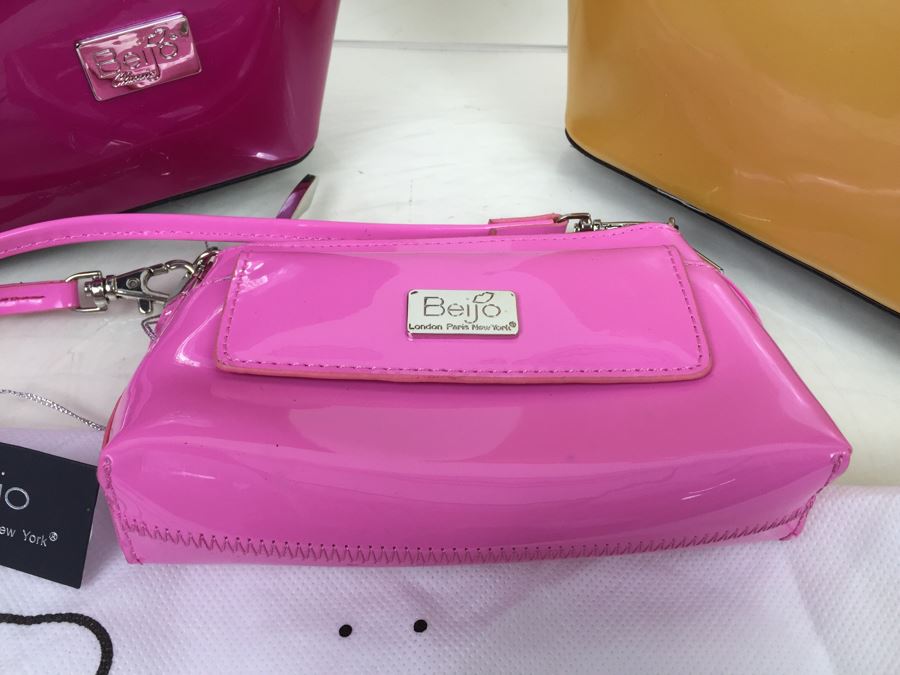 Lot Of 3 New Beijo Designer Handbags With Dust Covers And Original Tags [Photo 4]