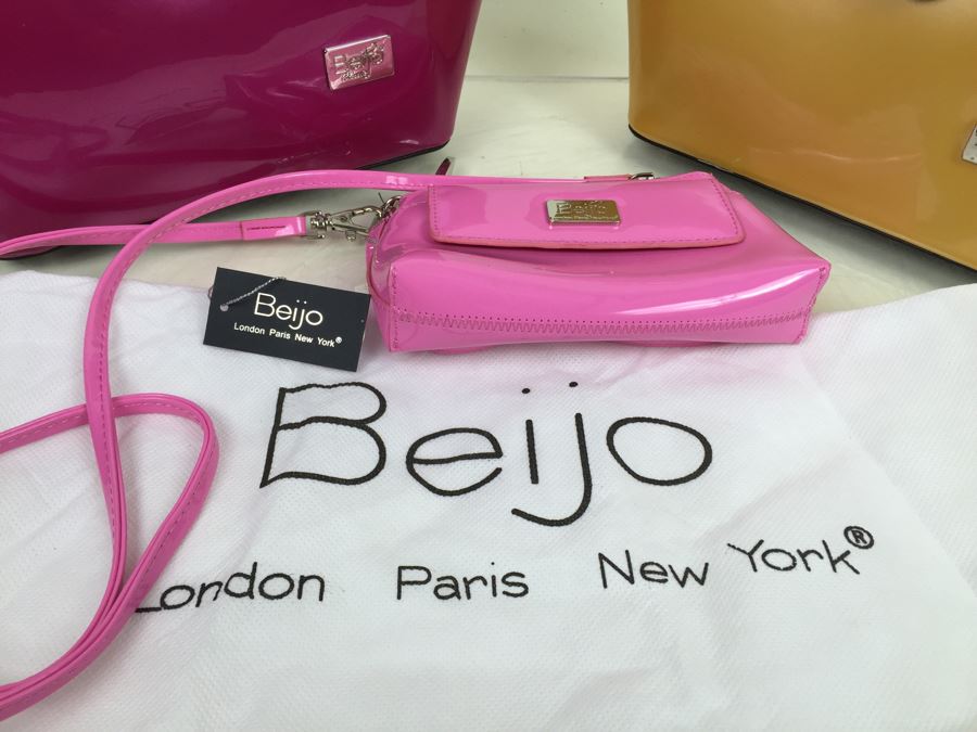 Lot Of 3 New Beijo Designer Handbags With Dust Covers And Original Tags [Photo 2]