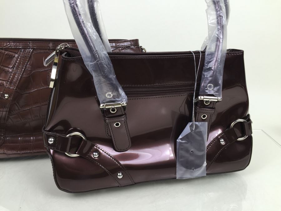 Lot Of 2 New Beijo Designer Handbags With Dust Covers And Original Tags [Photo 8]