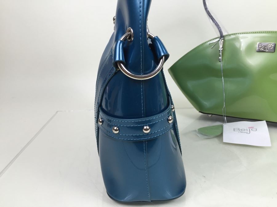 Lot Of 2 New Beijo Designer Handbags With Dust Covers And Original Tags [Photo 9]