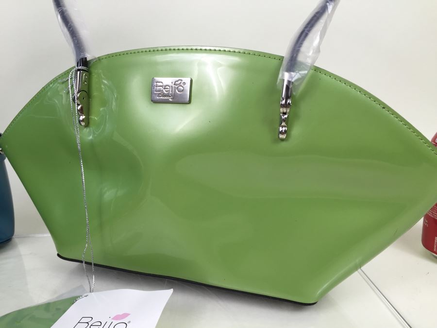 Lot Of 2 New Beijo Designer Handbags With Dust Covers And Original Tags [Photo 7]