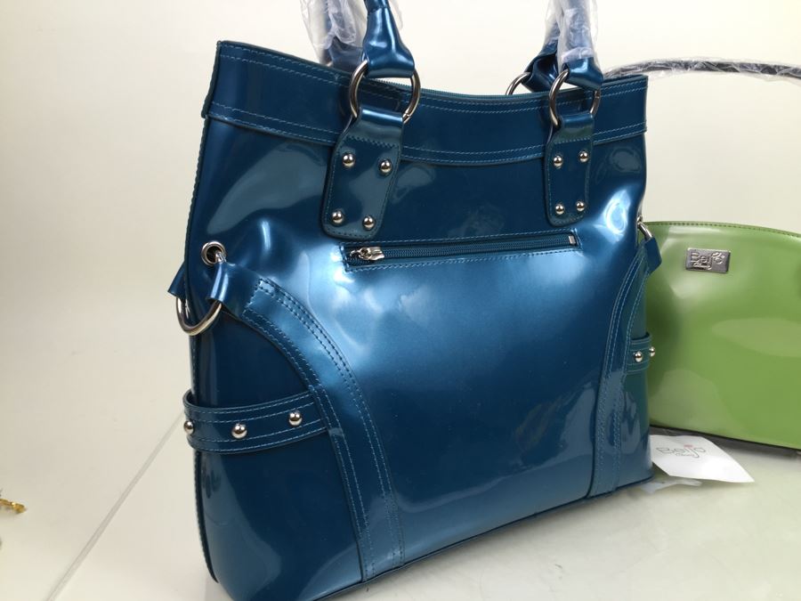 Lot Of 2 New Beijo Designer Handbags With Dust Covers And Original Tags [Photo 10]