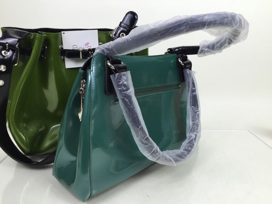 Lot Of 2 New Beijo Designer Handbags With Dust Covers And Original Tags [Photo 10]