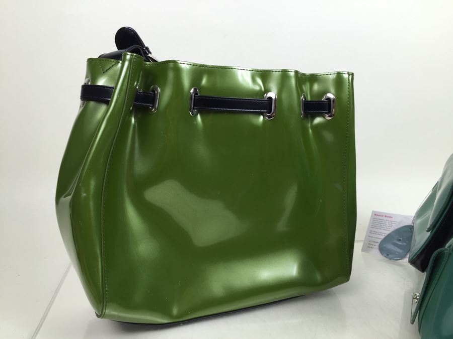 Lot Of 2 New Beijo Designer Handbags With Dust Covers And Original Tags [Photo 11]