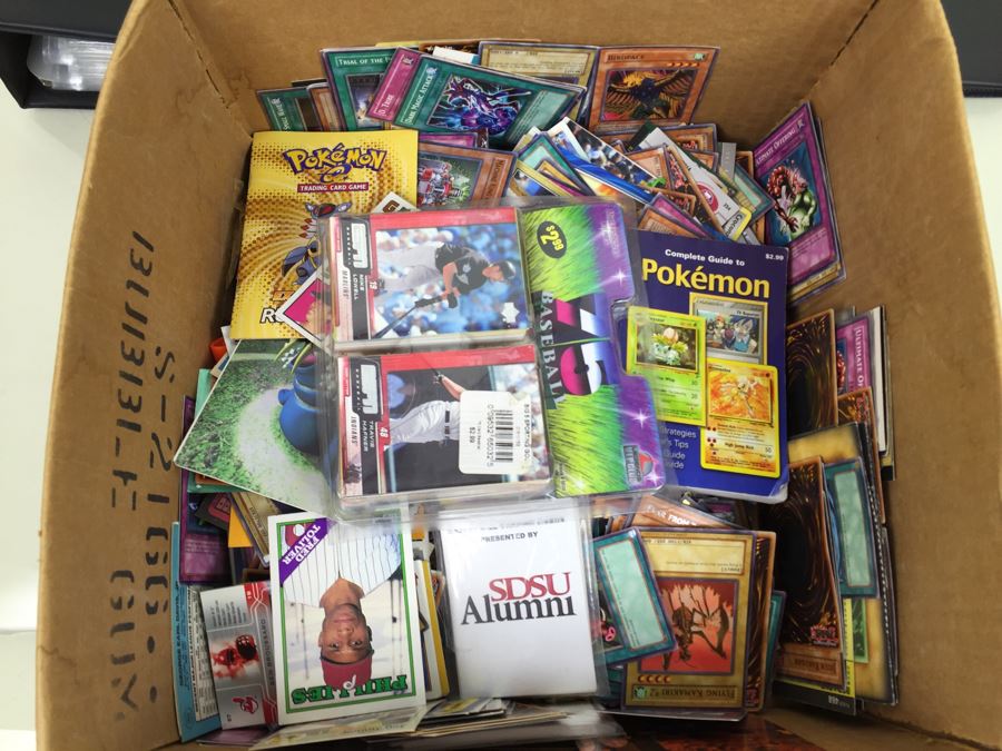 Huge Lot Of Trading Cards: Pokemon, Baseball, Football, Basketball [Photo 3]