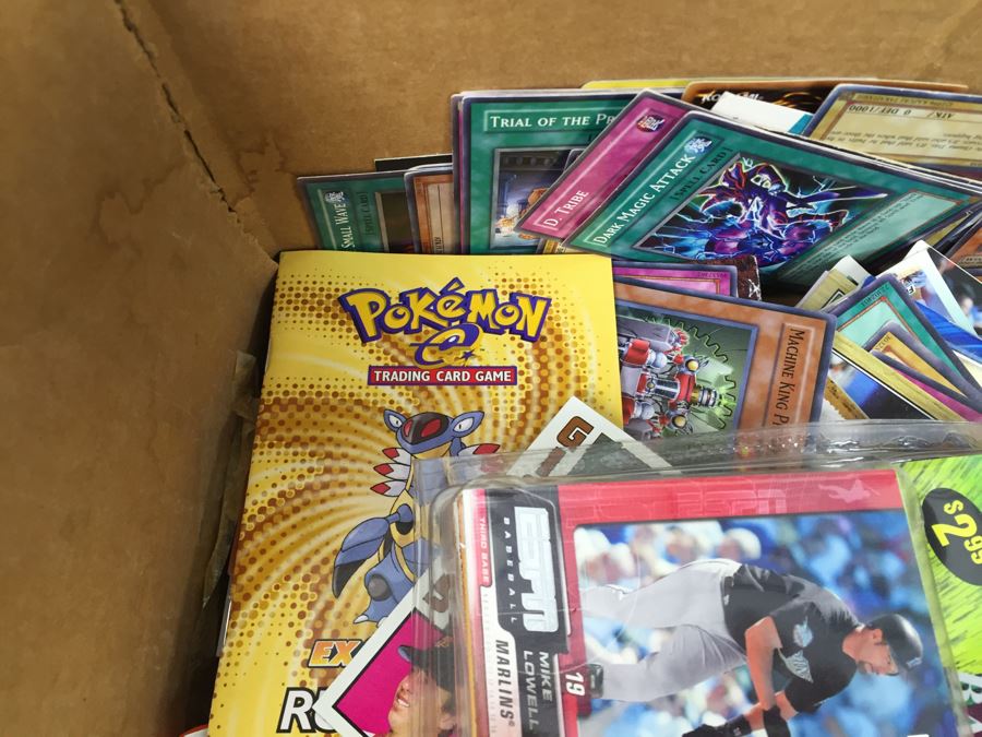Huge Lot Of Trading Cards: Pokemon, Baseball, Football, Basketball [Photo 6]