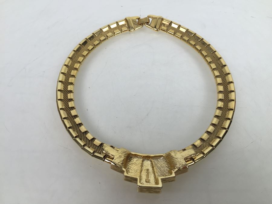 Gold Tone Napier Necklace [Photo 7]