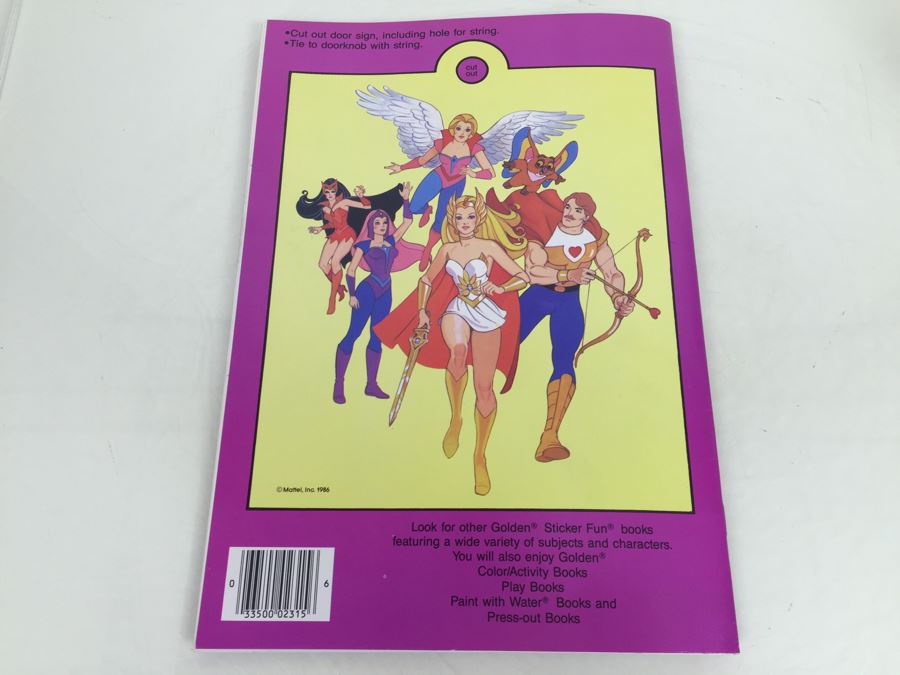 Princess Of Power Sticker Fun Golden Book Mattel Vintage 1986 New [Photo 3]