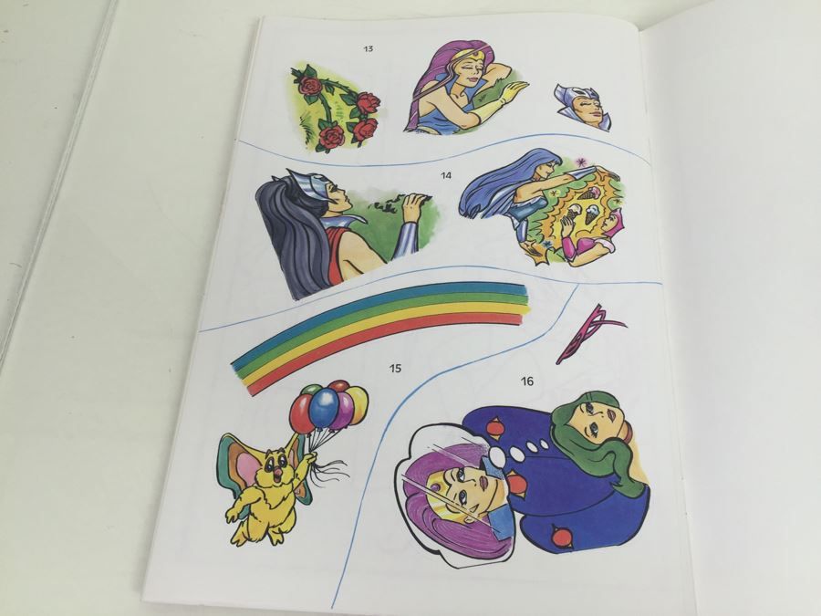 Princess Of Power Sticker Fun Golden Book Mattel Vintage 1986 New [Photo 13]