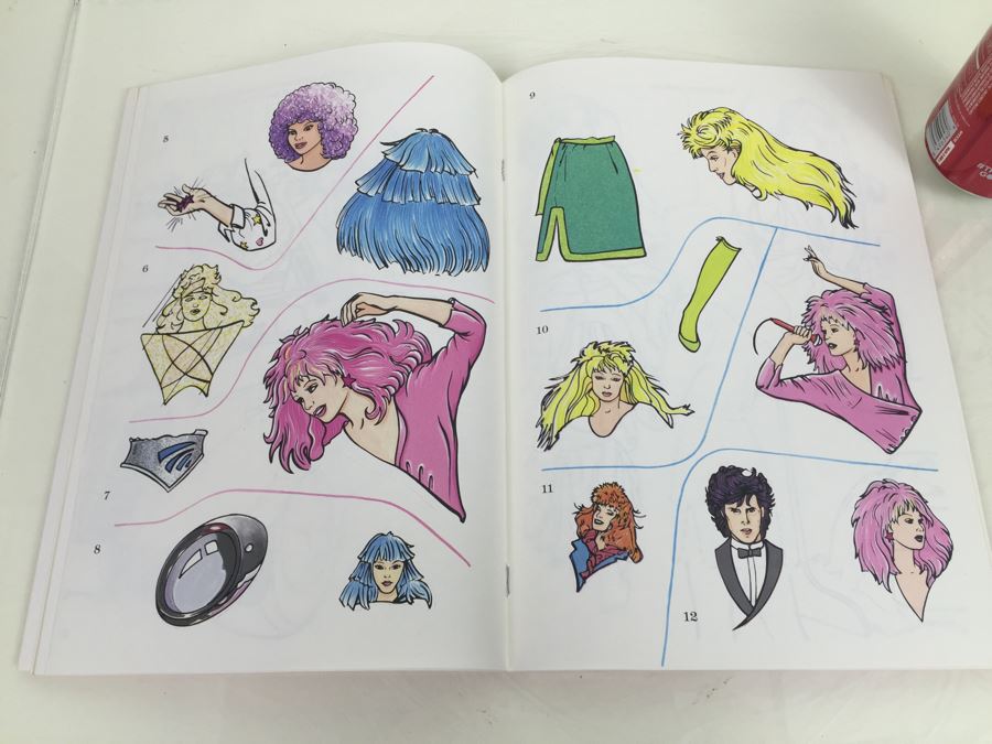 Jem Sticker Fun Golden Book Vintage 1986 Hasbro New [Photo 2]