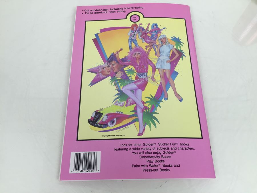 Jem Sticker Fun Golden Book Vintage 1986 Hasbro New [Photo 3]
