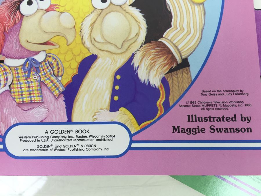 (9) SESAME STREET Paper Doll Books Golden Book Featuring Jim Henson's Sesame Street Muppets 'Seasons' And 'Follow That Bird The Movie' Vintage 1984 New [Photo 13]
