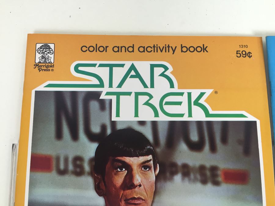 (5) STAR TREK Color And Activity Books Merrigold Press Vintage 1979 [Photo 5]