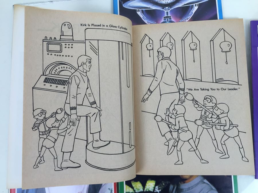 (5) STAR TREK Color And Activity Books Merrigold Press Vintage 1979 [Photo 12]