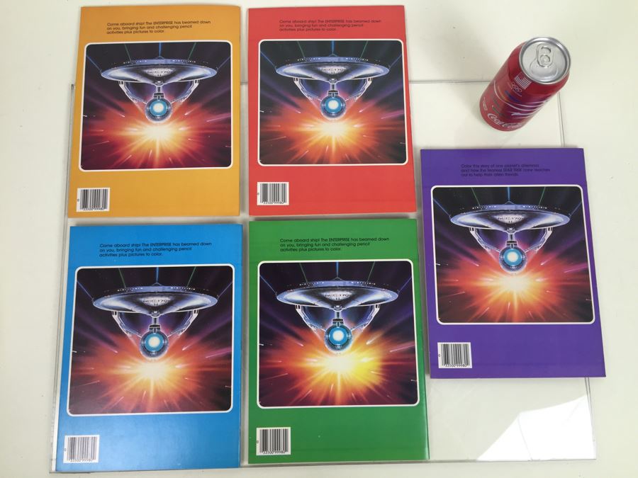(5) STAR TREK Color And Activity Books Merrigold Press Vintage 1979 [Photo 15]