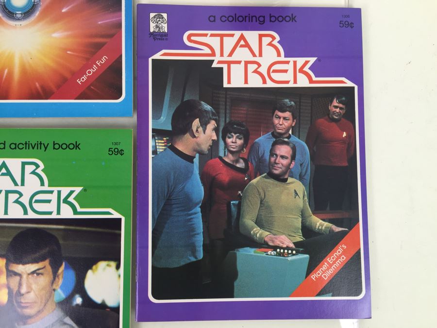 (5) STAR TREK Color And Activity Books Merrigold Press Vintage 1979 [Photo 3]