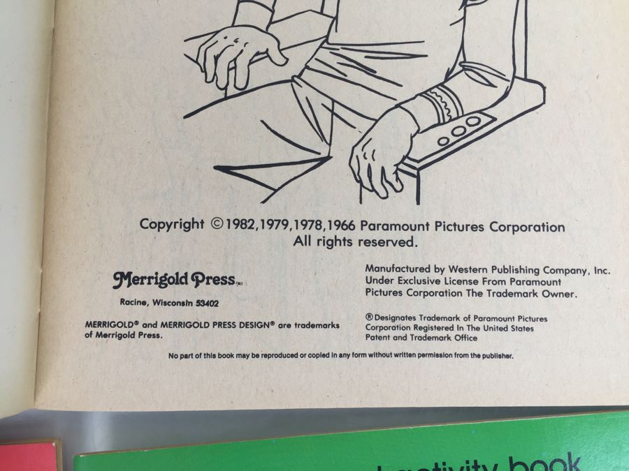 (5) STAR TREK Color And Activity Books Merrigold Press Vintage 1979 [Photo 14]