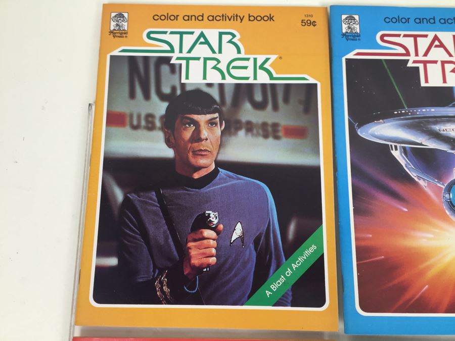 (5) STAR TREK Color And Activity Books Merrigold Press Vintage 1979 [Photo 2]