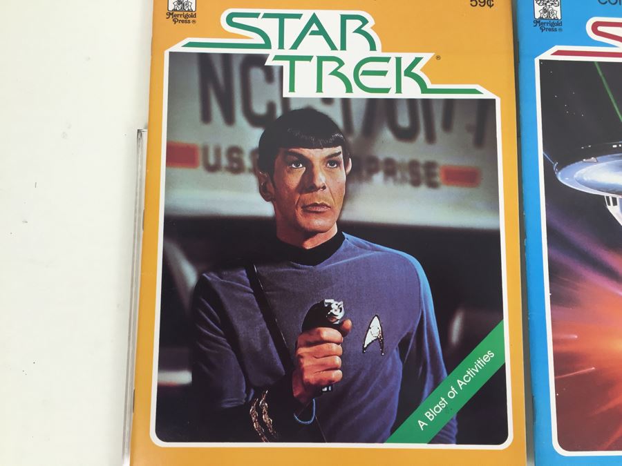 (5) STAR TREK Color And Activity Books Merrigold Press Vintage 1979 [Photo 4]