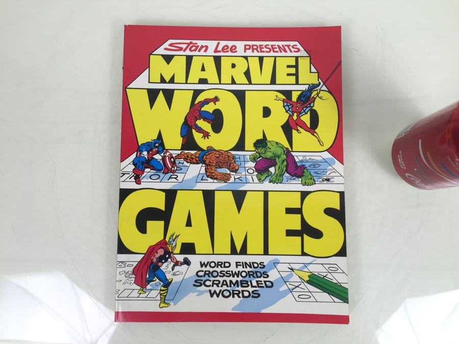 Stan Lee Presents Marvel Word Games Fireside Book Simon Schuster First Edition ISBN 0-671-24808-1 Vintage 1979 [Photo 1]