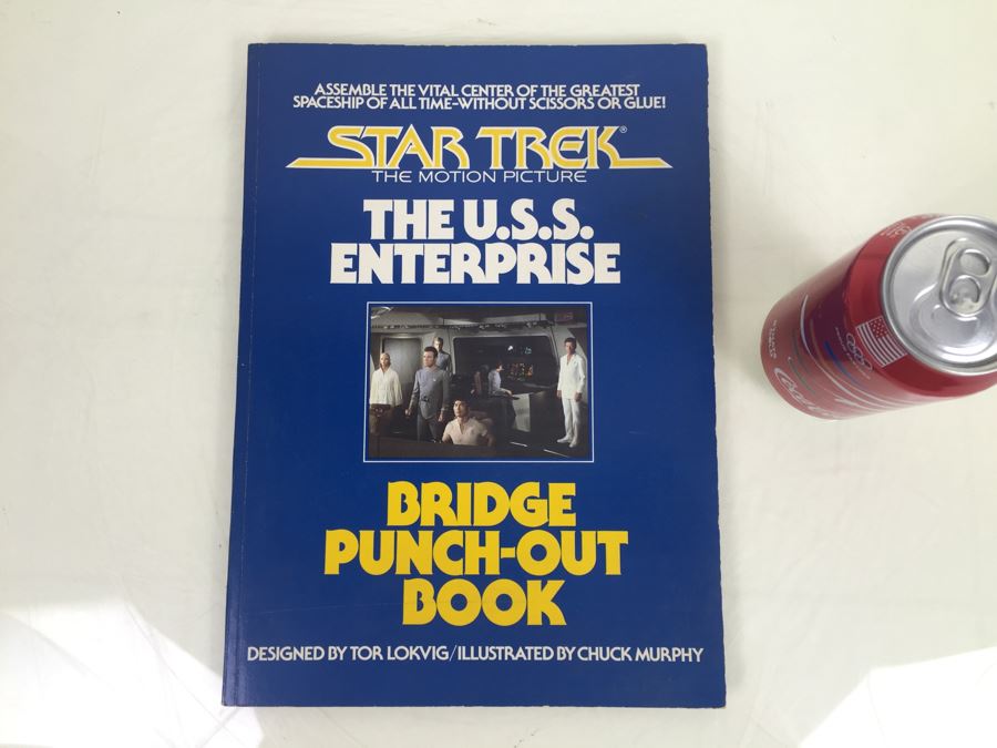 STAR TREK The Motion Picture The U.S.S. Enterprise Bridge Punch-Out Book First Edition First Wanderer ISBN 0-671-95544-6 Vintage 1979