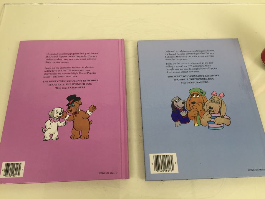 Pair Of Pound Puppies Books 'Snowball The Wonder Dog' And 'The Gate Crashers' Golden Book Tonka Vintage 1986 [Photo 7]