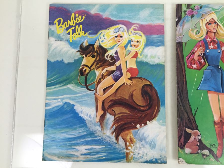 Pair Of Vintage Barbie Talk Magazines June/July 1972 And April 1972  [Photo 2]
