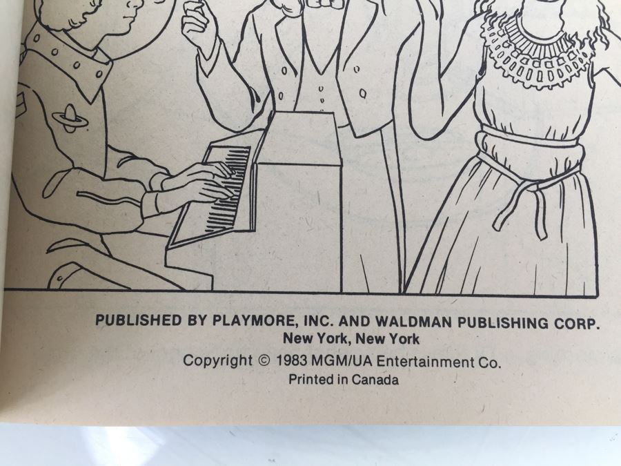 Fame Tv Show Coloring & Activity Book Vintage 1983 [Photo 7]