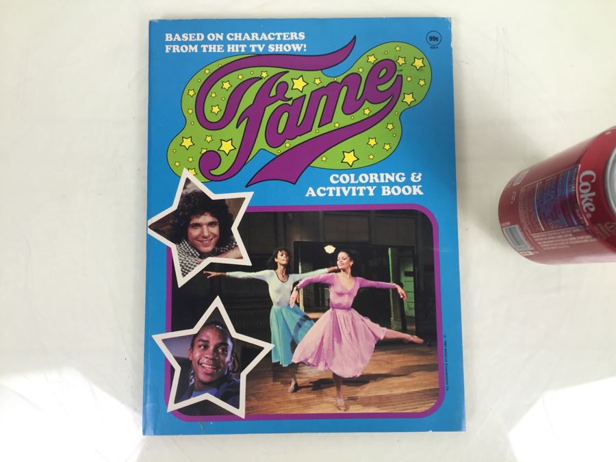 Fame Tv Show Coloring & Activity Book Vintage 1983