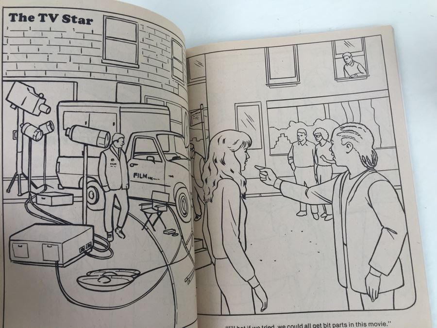Fame Tv Show Coloring & Activity Book Vintage 1983 [Photo 8]
