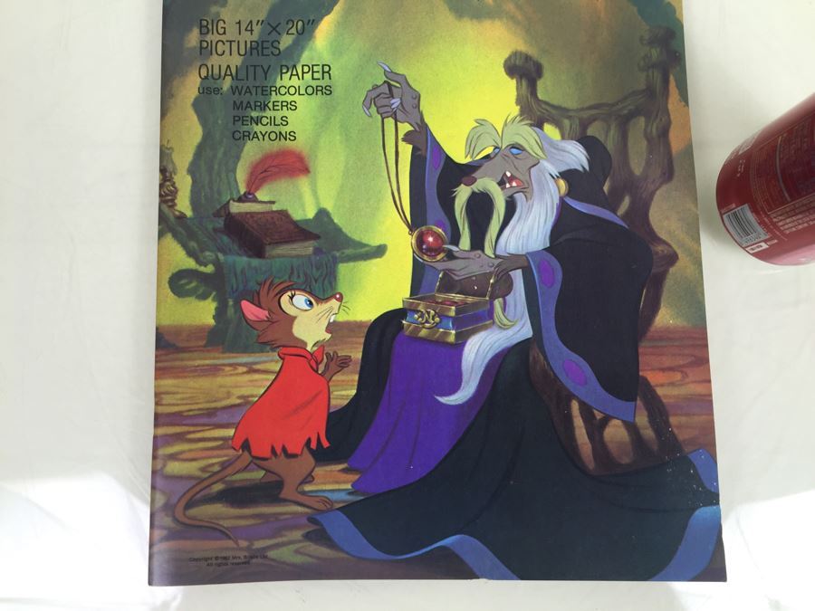 Large The Secret Of NIMH 10 Posters To Paint Or Color Whitman Vintage 1982 Based On Movie New Old Stock [Photo 5]