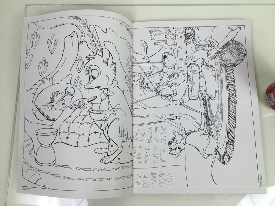 Large The Secret Of NIMH 10 Posters To Paint Or Color Whitman Vintage 1982 Based On Movie New Old Stock [Photo 7]