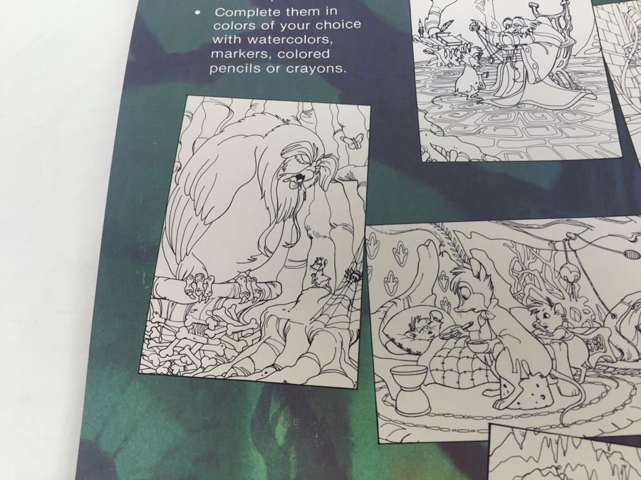 Large The Secret Of NIMH 10 Posters To Paint Or Color Whitman Vintage 1982 Based On Movie New Old Stock [Photo 15]